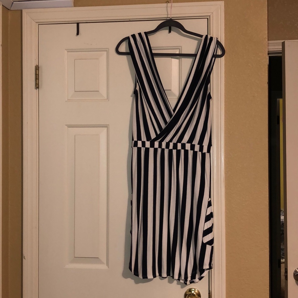 Blue & White Stripe Dress